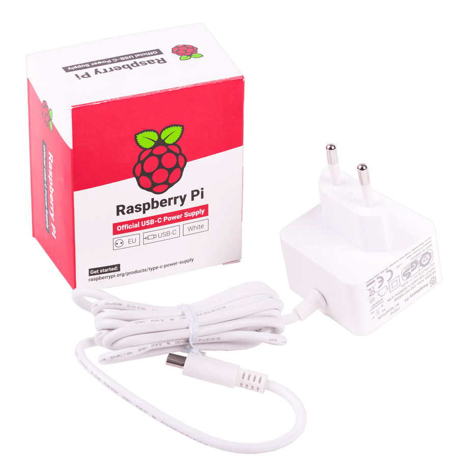 Raspberry Pi 4 Adapteri - 5V 3A Type-C - 1
