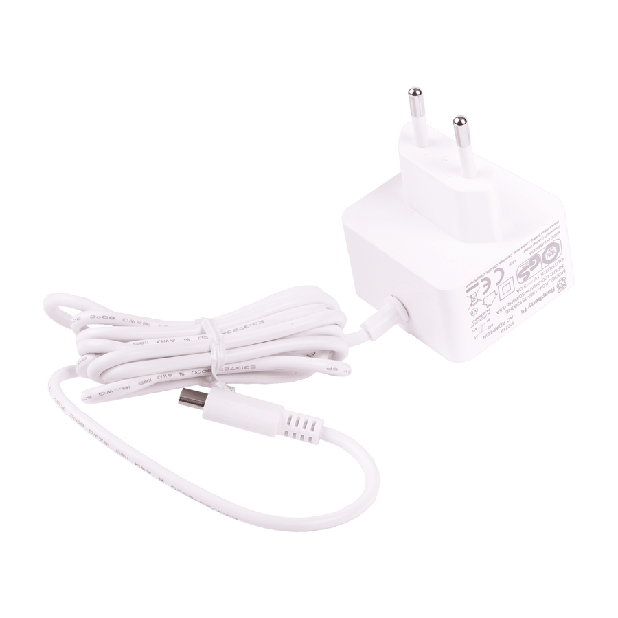 Raspberry Pi 4 Adapteri - 5V 3A Type-C - 2