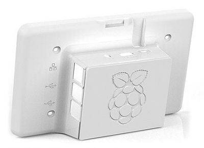 Raspberry Pi Rəsmi Ekran Qutusu - Ağ - 3