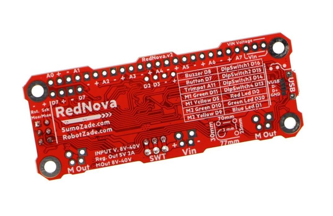 RedNova Təkmilləşdirilimiş Robot İdarəetmə Kartı - 4