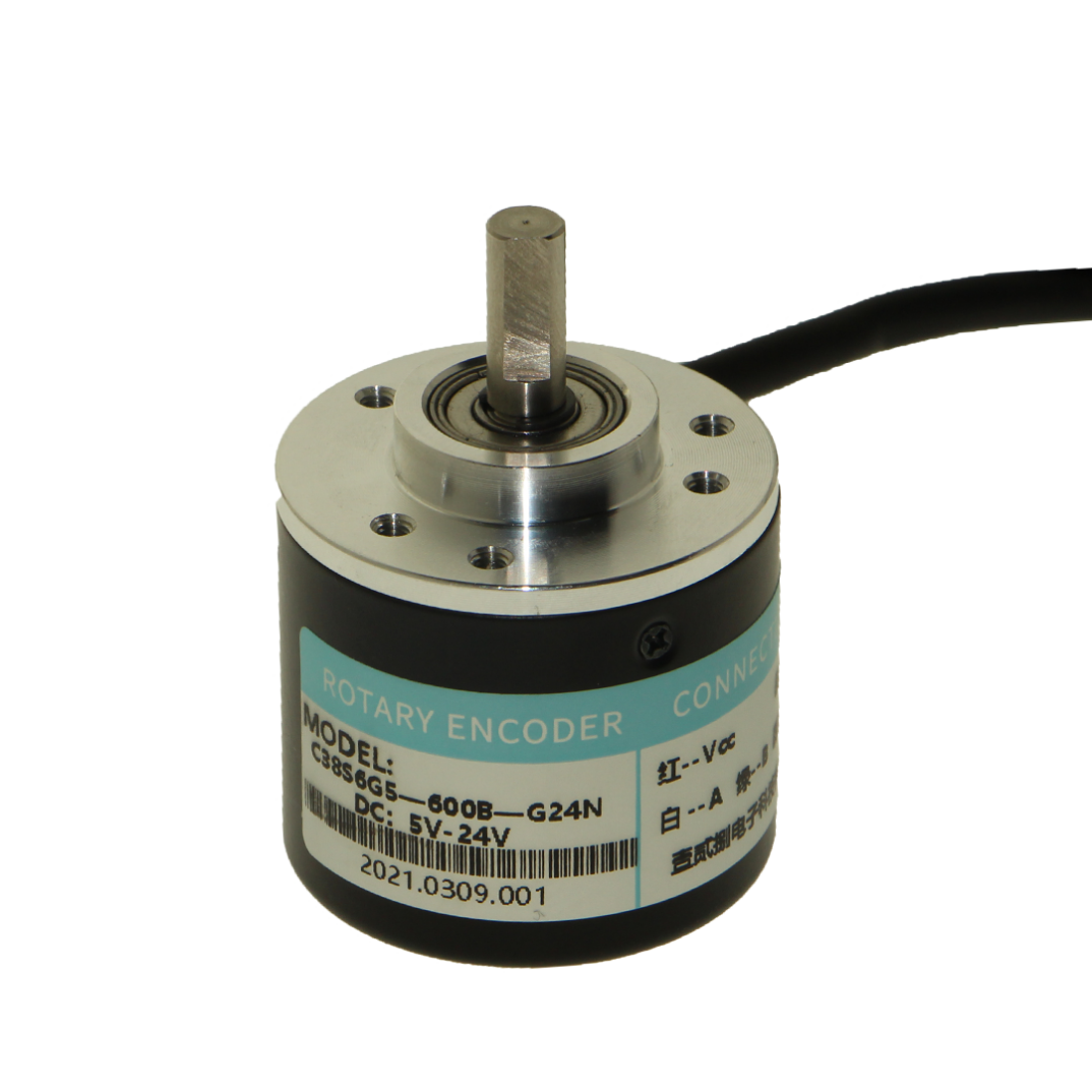 Rotary Encoder 5-24V 600 Pulse C38S6G5-600B-G24N - 1