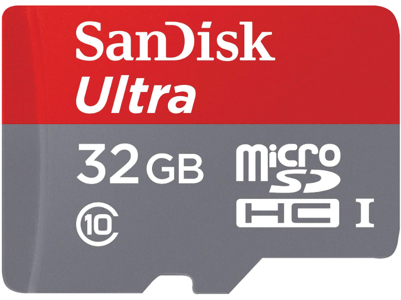 SanDisk 32GB microSDHC Yaddaş Kartı Class10 - 80MB/sn Oxuma Sürəti - Kart Adaptorlu - 1