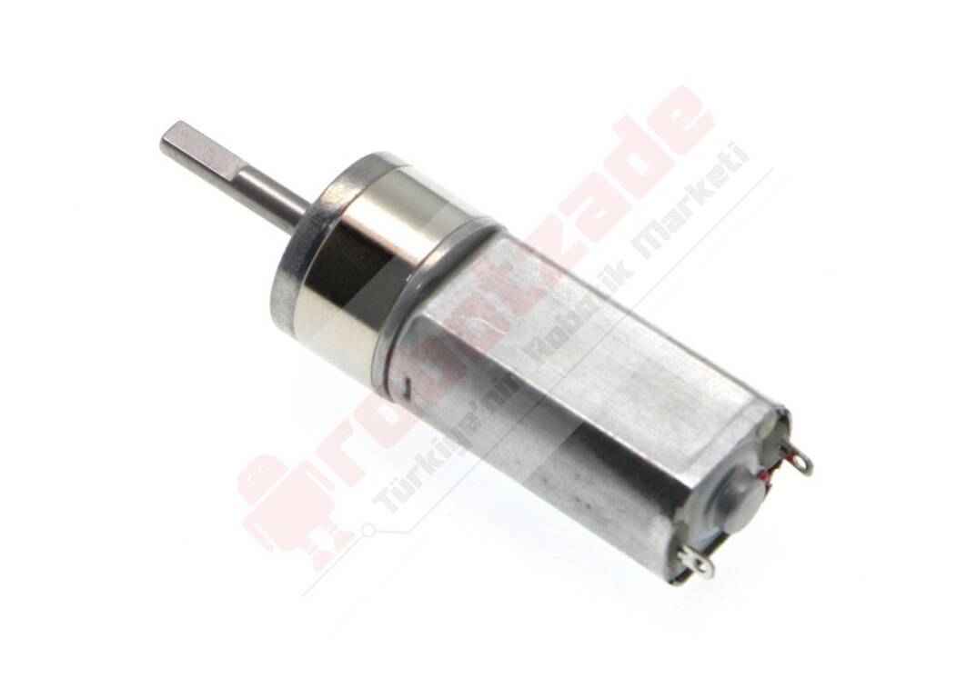 Silver Spark 12V 3000 RPM DC Motor - Xətt İzləyən Robot Motoru - 1