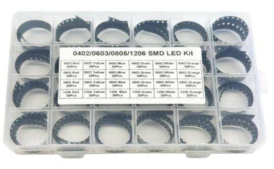 SMD LED Dəsti - 1200 Ədəd 6 Çeşid - 2