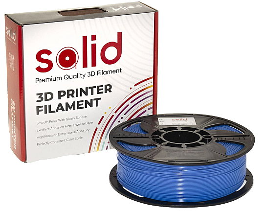 Solid Filament ABS 1.75mm Mavi - 1 kq 