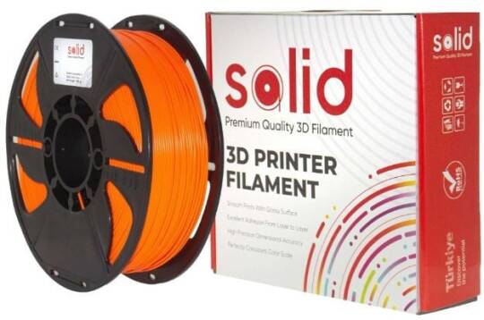 Solid Filament ABS 1.75mm Narıncı - 1 kq - 2