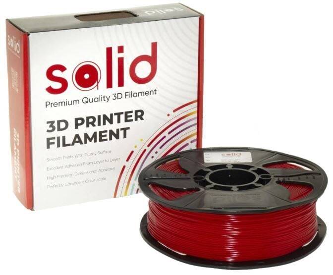 Solid Filament ABS 1.75mm Qırmızı - 1 kq - 1