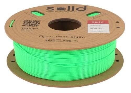 Solid Filament Hyper PLA+ Açıq Yaşıl - 1 kq - 2