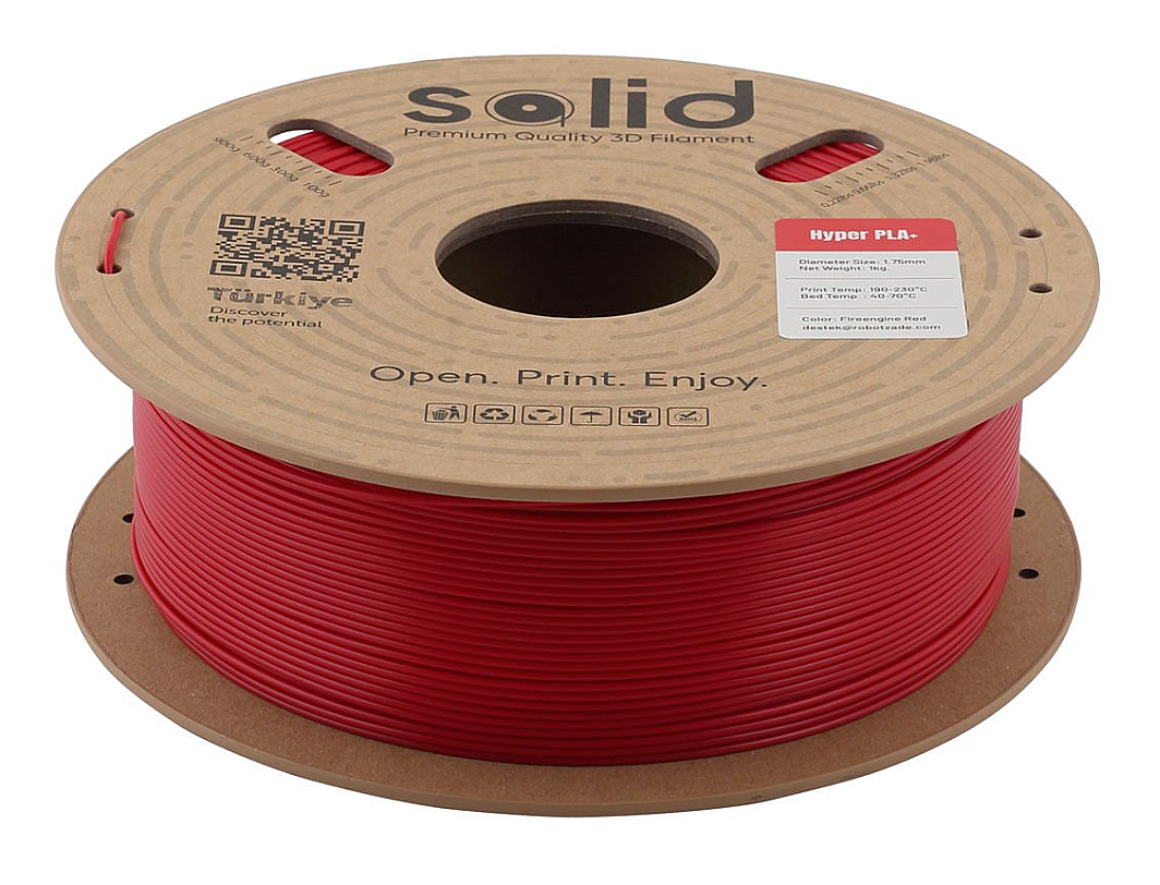 Solid Filament Hyper PLA+ Alov Qırmızısı - 1 kq - 2