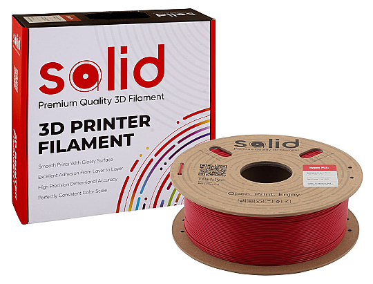Solid Filament Hyper PLA+ Alov Qırmızısı - 1 kq - 4