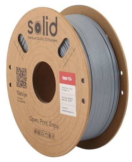 Solid Filament Hyper PLA+ Boz - 1 kq - 1