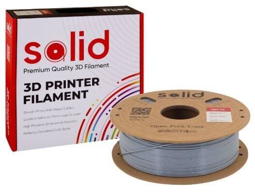 Solid Filament Hyper PLA+ Boz - 1 kq - 3