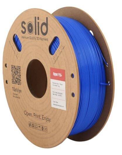 Solid Filament Hyper PLA+ Mavi - 1 kq - 1