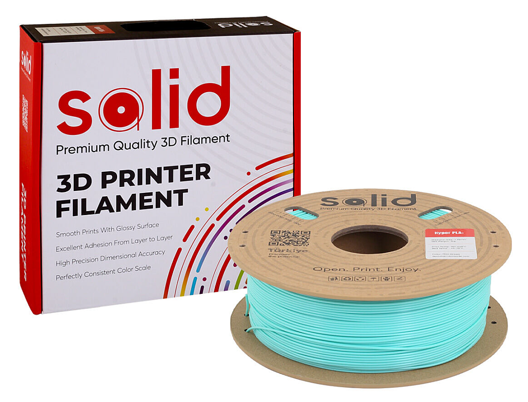 Solid Filament Hyper PLA+ Nanə Yaşılı - 1 kq - 3