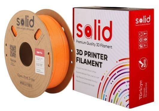 Solid Filament Hyper PLA+ Narıncı - 1 kq - 4