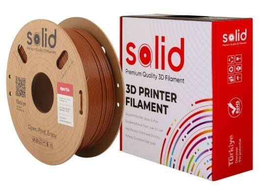 Solid Filament Hyper PLA+ Qəhvəyi - 1 kq - 4