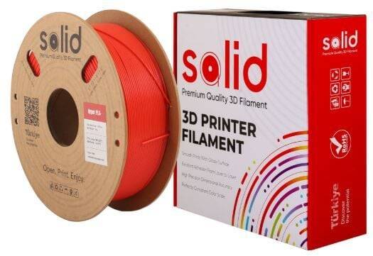Solid Filament Hyper PLA+ Qırmızı - 1 kq - 4