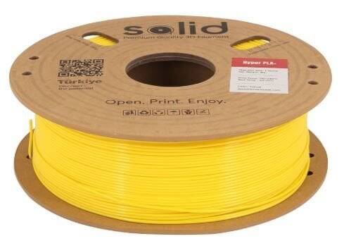 Solid Filament Hyper PLA+ Sarı - 1 kq - 2