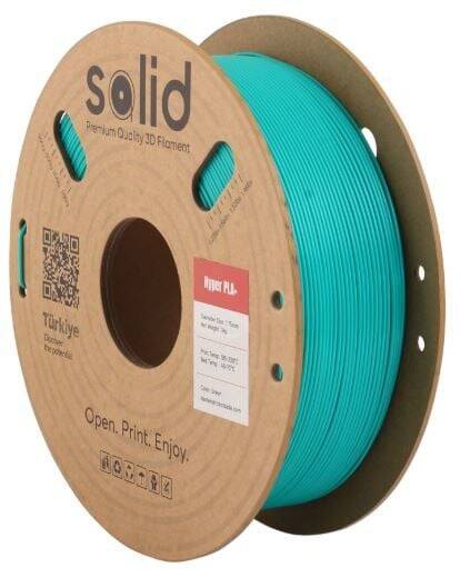 Solid Filament Hyper PLA+ Yaşıl - 1 kq - 1