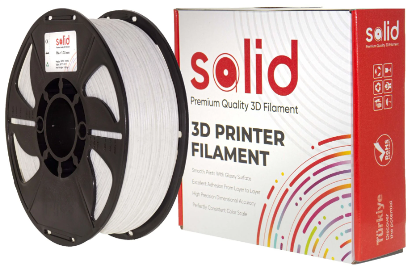 Solid Filament PETG Ağ Simli - 1 kq - 1