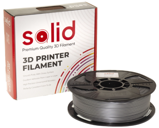 Solid Filament PETG Gümüş - 1 kq - 2