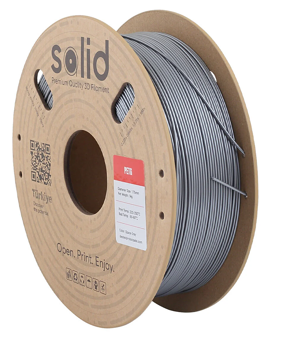 Solid Filament PETG Kosmik Boz - 1 kq - 1