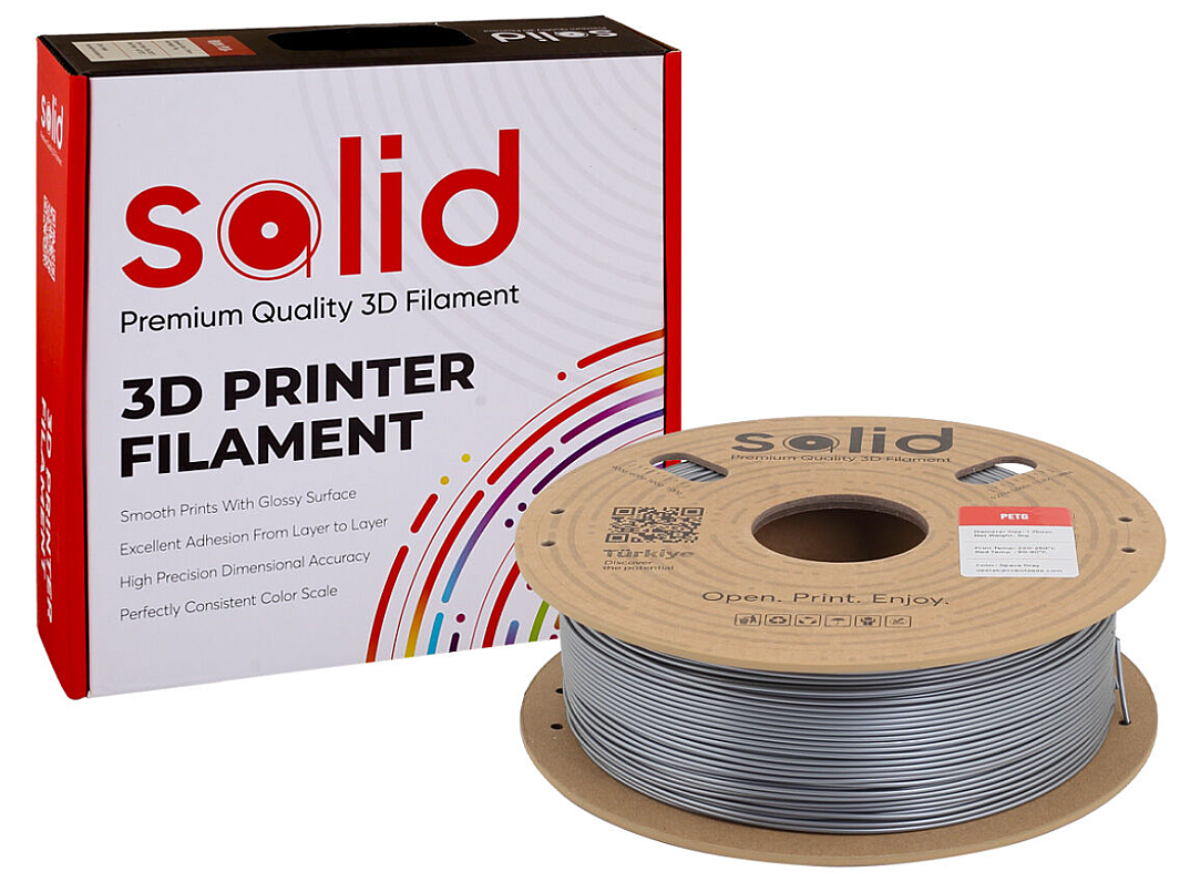 Solid Filament PETG Kosmik Boz - 1 kq - 3