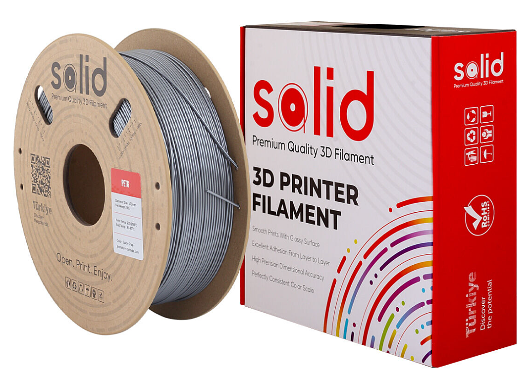 Solid Filament PETG Kosmik Boz - 1 kq - 4