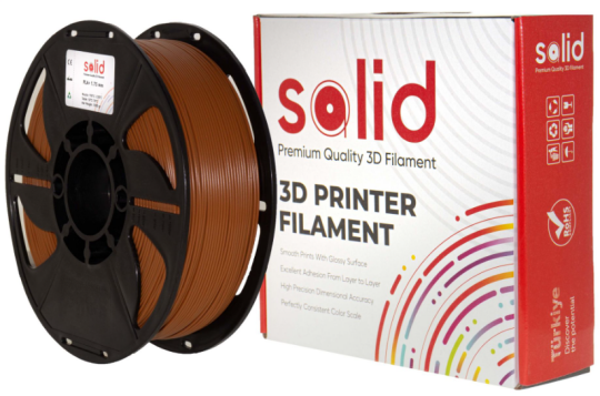 Solid Filament PETG Qəhvəyi - 1 kq