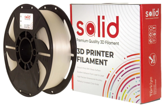 Solid Filament PETG Şəffaf - 1 kq