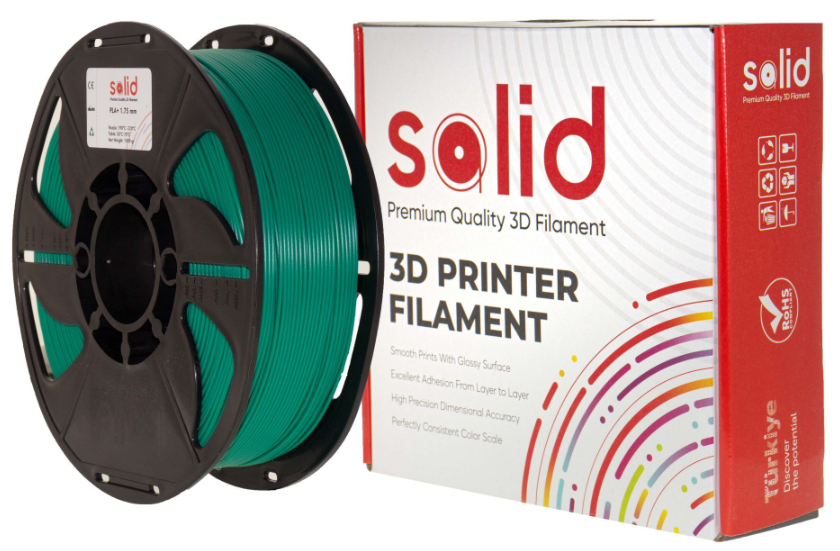 Solid Filament PETG Tünd Yaşıl - 1 kq - 1
