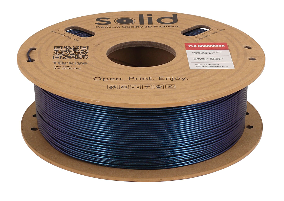 Solid Filament PLA Chameleon Tech Black - 1 kq - 2