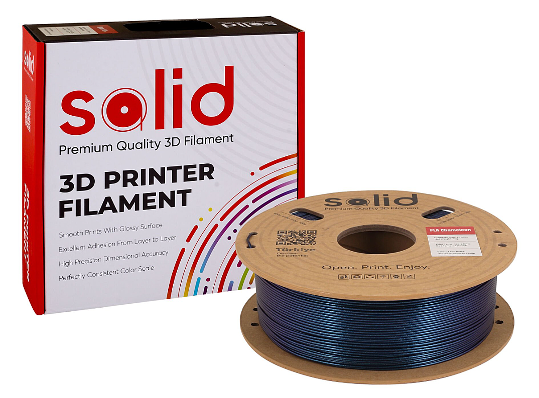Solid Filament PLA Chameleon Tech Black - 1 kq - 3