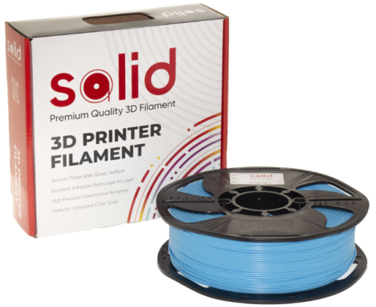 Solid Filament PLA Plus Açıq Mavi - 1 kq - 2