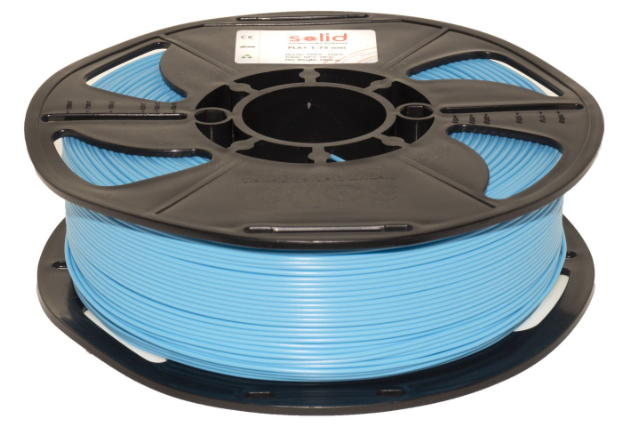 Solid Filament PLA Plus Açıq Mavi - 1 kq - 3