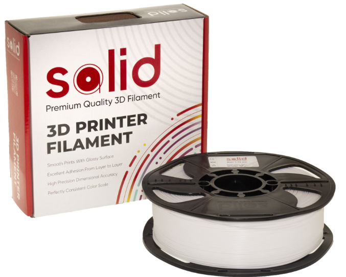 Solid Filament PLA Plus Ağ - 1 kq - 2