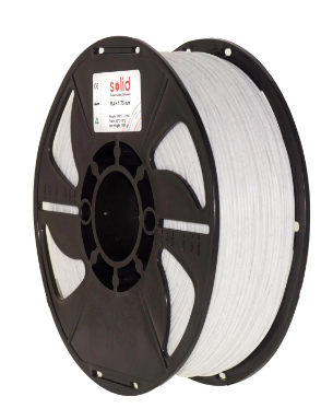 Solid Filament PLA Plus Ağ Simli - 1 kq - 4