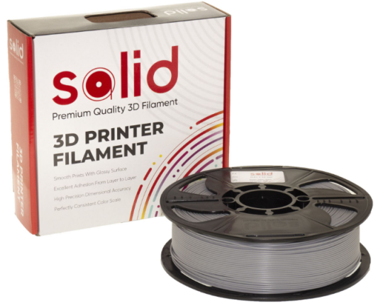 Solid Filament PLA Plus Boz - 1 kq - 2