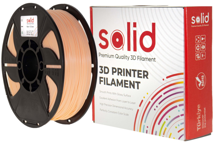 Solid Filament PLA Plus Dəri Rəngi - 1 kq - 1