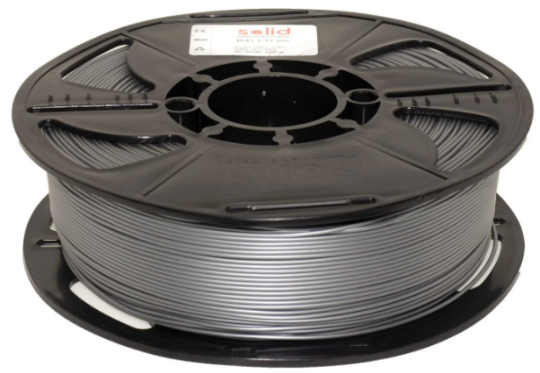 Solid Filament PLA Plus Gümüş Boz - 1 kq - 3