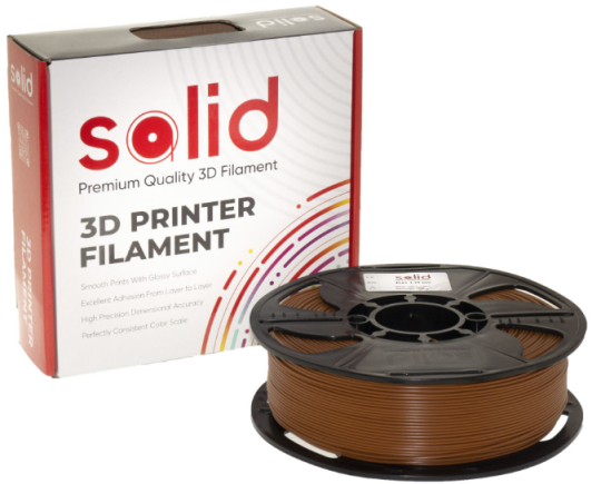 Solid Filament PLA Plus Qəhvəyi - 1 kq - 2