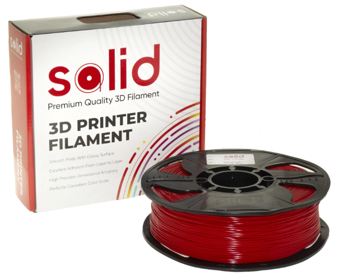 Solid Filament PLA Plus Qırmızı - 1 kq - 2