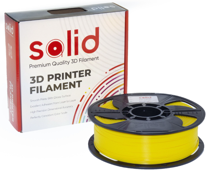 Solid Filament PLA Plus Sarı - 1 kq - 2