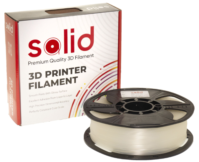 Solid Filament PLA Plus Şəffaf Rəng - 1 kq - 2