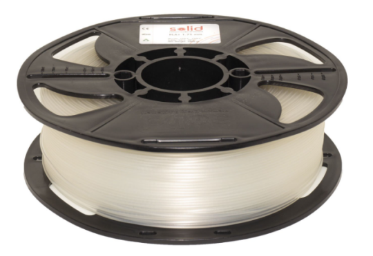 Solid Filament PLA Plus Şəffaf Rəng - 1 kq - 3