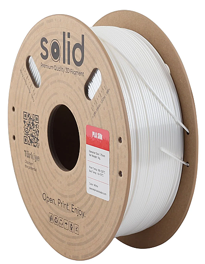 Solid Filament Silk PLA Ağ - 1 kq