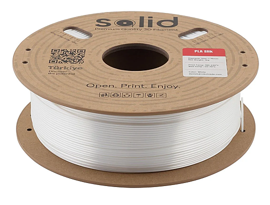 Solid Filament Silk PLA Ağ - 1 kq - 2