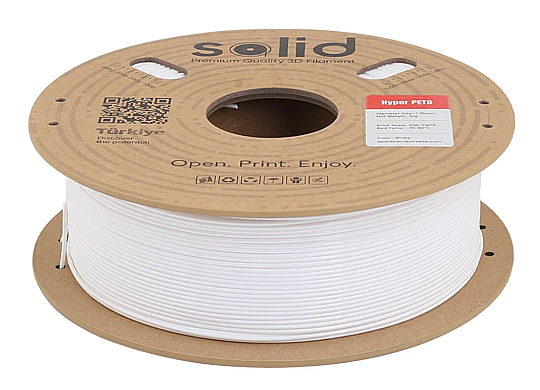 Solid Hyper PETG Filament Ağ - 1 kq - 2