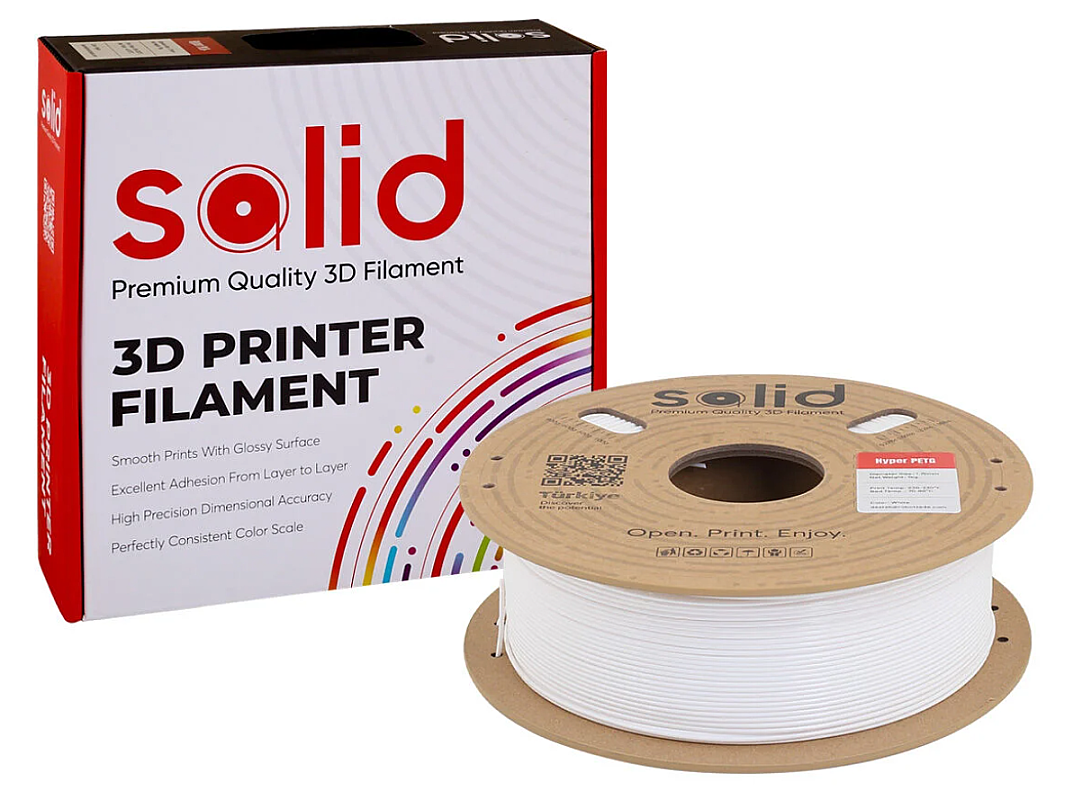 Solid Hyper PETG Filament Ağ - 1 kq - 3