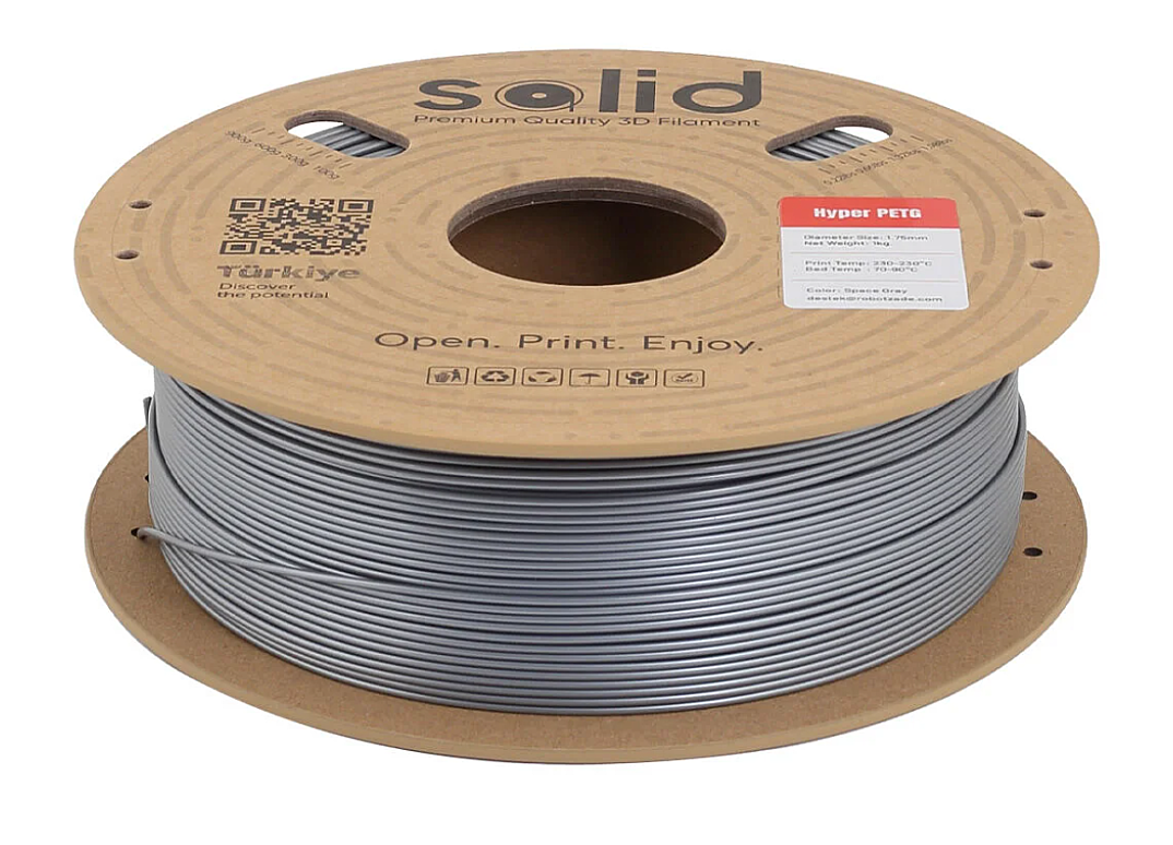 Solid Hyper PETG Filament Kosmik Boz - 1 kq - 2